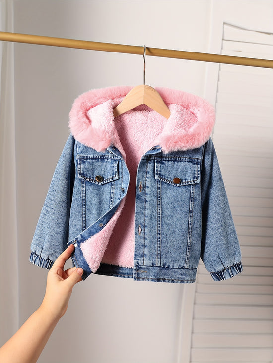 Denim jacket with hood - Lifestil.          www.Lifestil.net