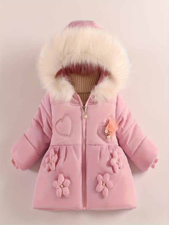 Winter Hooded coat for girls - Lifestil.          www.Lifestil.net